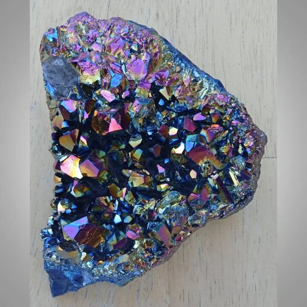 TITANIUM DRUSY / DRUZE stone crystal mineral chunk 01